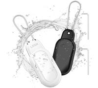 Samsung Galaxy SmartTag2 2 Pack Secure Holder with Wire Cable Lock, Waterproof Case (Black+White)