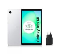 Samsung Galaxy Tab A11 8.7" WiFi 64GB, Android Tablet, RAM 4 GB, 3D Sound, Silver, 25W Fast Current Charger Included, ES Version
