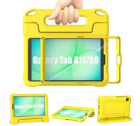 Samsung Galaxy Tab A11/A9 Case Kids 8.7 inch 2025/2023, TrendGate Lightweight Shockproof Samsung A11/A9 Tablet Case Built-in Screen Protector and Handle Stand - Yellow