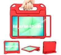 Samsung Galaxy Tab A11 Plus/A9 Plus Case Kids 11 inch 2025/2023, TrendGate Lightweight Shockproof Samsung A11+ Plus Tablet Case Built-in Screen with Handle Stand for Galaxy Tab A11+/A9+ 11'' - Red