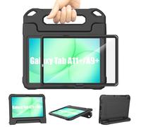 Samsung Galaxy Tab A11 Plus/A9 Plus Case Kids 11 inch 2025/2023, TrendGate Lightweight Shockproof Samsung A11+ Plus Tablet Case Built-in Screen with Handle Stand for Galaxy Tab A11+/A9+ 11'' - Black