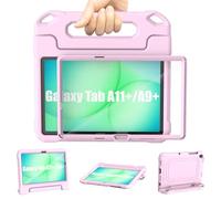 Samsung Galaxy Tab A11Plus/A9 Plus Case - Kids 11 inch 2025/2023, TrendGate Lightweight Shockproof Tablet Case with Built-in Screen and Handle Stand for A11+/A9+ - Light Pink