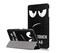 Samsung Galaxy Tab A6 Case, PU Leather Protection Smart Protective Case for Samsung Galaxy Tab 10.1 Inch (2016) SM-T580 / SM-T585 Tablet Cover with Stand Function Galaxy Tab A 10.1 (2016) Don't touch