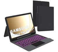 Samsung Galaxy Tab a9 A9+ 11 Inch Keyboard Case - 7 Colors Backlit for Tab Plus 5G 11 Inch, Smart Touch Wireless Keyboard with Pen Holder