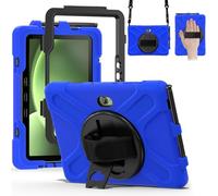 Samsung Galaxy Tab Active5 / Active4 Pro, Tab Active Pro 10.1 Case, Heavy Duty Shockproof Drop Protection Case with 360 Stand, Hand Strap & Shoulder Strap for SM-X350/X356B/T540/T547/T630/T638 (Blue)
