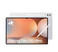 Samsung Galaxy Tab S10 Ultra AI Tablet, Android Tablet, 12GB RAM, 256GB Storage, AMOLED Display, Anti-Reflection, S Pen Included, Platinum Silver, 3 Year Samsung Extended Warranty (UK Version)