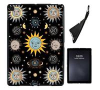 Samsung Galaxy Tab S6 Lite 10.4 inch Case, Slim Soft Shockproof TPU Silicone Protective Case Cover for Samsung Galaxy S6 Lite 2024/2022/2020, Moon Sun