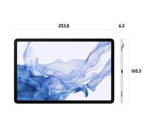 SAMSUNG Galaxy Tab S8 11" Tablet 128 GB - Silver - Wifi, New