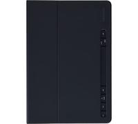 Samsung Galaxy Tab S8 and Tab S7 Book Cover Keyboard Slim, Tablet Screen Protector, Lightweight, Mobile Workstation, US Version, Mystic Black