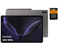 SAMSUNG Galaxy Tab S9 FE+ Plus 12.4” Android Tablet Touchscreen (8GB RAM, 256GB Storage, 18-hr Long Battery Life, S Pen, 1 Front Camera + 2 Rear Cameras, Lightweight Durable Design) SM-X610, Gray