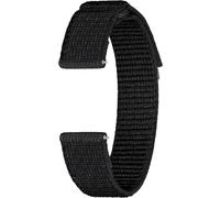 Samsung Galaxy Watch 4/5/6 One Click Fabric Band 20mm S/M Black - ET-SVR93SBEGEU