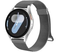 Samsung Galaxy Watch 7 / 6 Strap, Stainless Steel Replacement Band with Enhanced Magnet, 40mm / 44mm, 43mm / 47mm Classic (Spacy Grey)