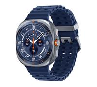 SAMSUNG Galaxy Watch Ultra (2025) LTE with Bixby - Titanium Blue, 47 mm, Silver/Grey,Blue