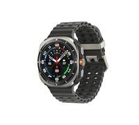 Samsung Galaxy Watch Ultra LTE 47mm | 1.5" Super AMOLED Display | 4G Sim not included | WearOS Sleep and Health Monitoring | Titanium Silver | Dark Grey Strap