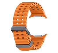 SAMSUNG Galaxy Watch Ultra Marine Band Smartwatch Replacement Strap for Men and Women One Click Attachment ET-SNL70MOEGUJ Orange