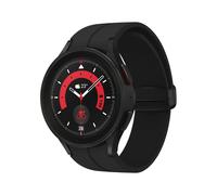 Samsung Galaxy Watch5 Pro Smart Watch, Health Monitoring, Fitness Tracker, Long Lasting Battery, LTE, 45mm, Black Titanium, UK Version