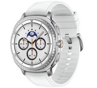 Samsung Galaxy Watch8 Classic BT White SM-L500NZWAEUB - Unisex - 46 mm - Quartz with charger - Sapphire Glass 46 mm