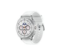 Samsung Galaxy Watch8 Classic Smart Watch, 46 mm, White, Bluetooth (CAD Edition and Guarantee) - AI Assistant (Gwins), Sleep Coaching, Fitness Tracker