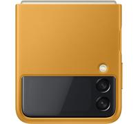 Samsung Galaxy Z Flip 3 Leather Cover Mustard - EF-VF711LYEGWW