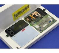 Samsung Galaxy Z flip 4 F721 Outer LCD with top battery cover blue - GH97-27947D