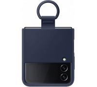 Samsung Galaxy Z Flip 4 Silicone Cover with Navy Blue - EF-PF721TNEGWW