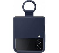 Samsung Galaxy Z Flip 4 Silicone Cover with Navy Blue - EF-PF721TNEGWW