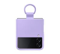 Samsung Galaxy Z Flip 4 Silicone Cover with Ring Bora Purple