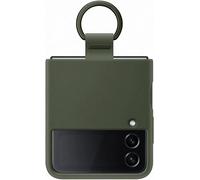 Samsung Galaxy Z Flip4 Silicone Cover with Ring Khaki - EF-PF721TGEGWW