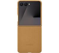 Samsung Galaxy Official Kindsuit Faux Leather Case for Galaxy Z Flip7 in Camel