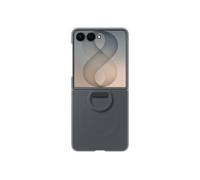 Samsung Galaxy Z Flip 8 6.9" Silicone Case with Ring and Magnet Graphite