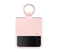 Samsung Galaxy Z Flip 4 Silicone Cover with Ring Pink - EF-PF721TPEGWW