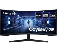 Samsung Gaming Monitor 34 inch G5 WQHD Curved Monitor 165Hz 1ms HDMI DP NEW [EEK: G]