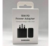 Samsung Genuine Original 15W Pd Usb-C Adapter Mains Wall Charger In Black Black One Size