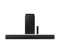 Samsung HW-C450 2.1ch Soundbar w/DTS Virtual X, Subwoofer Included, Bass Boost, Adaptive Sound Lite, Game Mode, Bluetooth, Wireless Surround Sound Compatible (Newest Model),Black