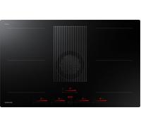 Samsung Infinite Range CombiHob NZ84T9747VK 83cm Induction Extractor Hob - Black - For Recirculating Ventilation, Black