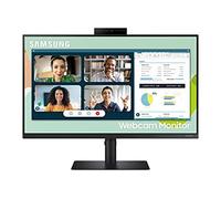 Samsung LS24A400VEUXXU 24" SA400 FullHD 1080p Monitor With Built In Webcam and Speakers - 75Hz, 1920x1080, HDMI, Displayport, USB, Pop Up Webcam, Mic and Speakers
