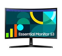 SAMSUNG LS24D366GAUXXU Full HD 24" Curved VA LCD Monitor - Black, Black