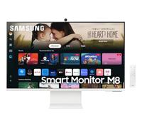 Samsung LS32DM801UUXXU 32" 4K Ultra HD HDR10 Smart Monitor with Speakers | USB-C | HDMI | WiFi | Bluetooth | Smart Hub for TV streaming | Gaming Hub | White