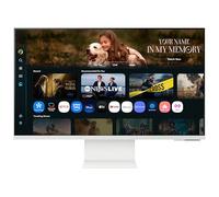 Samsung LS32FM801UUXXU 32" 4K Ultra HD HDR10 Smart Monitor with Speakers - 3840x2160, USB-C, HDMI, WiFi, Bluetooth, Smart Hub for TV streaming, Catch Up Apps and Gaming Hub