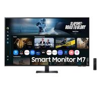 Samsung M70F 43 Inch 4K Smart AI Monitor, VA Panel, 3840 x 2160, 60Hz, 4ms (G/G), Speaker, Gaming Hub, 4K Upscaling, Voice Control, Smart TV Apps & AI Features, HDR10, LS43FM700UUXEN