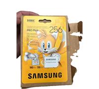 Samsung Memory MB-MD256SA Sonic PRO Plus MicroSD Card for Gaming Console, Action Cam and Drones, 256GB, UHS-I U3, Up to 180MB/s