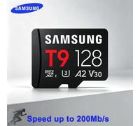 Samsung Micro SD Card T9 UHS-I microSDXC 128GB 256GB 512GB Speed up to 200M Flash Memory Card U3 V30 A2 for Tablet Drone Switch
