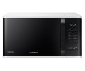 SAMSUNG MS23K3513AW Solo Microwave - White & Black, White,Black