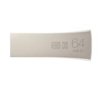 Samsung Bar Plus 64GB USB 3.1 Flash Drive in Silver