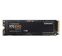 SAMSUNG (MZ-V7E1T0BW 970 EVO SSD 1TB - M.2 NVMe Interface Internal Solid State Drive with V-NAND Technology, Black/Red