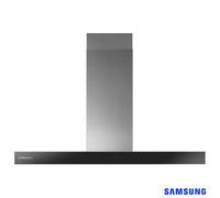 Samsung Nk36C5070Us/ur 90Cm Cooker Hood, Touch Control, Led Lighting, Extraction, Built-In, Stainless Steel & Black