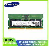 Samsung Notebook DDR5 RAM 8GB 16GB 32GB 4800MHz 5600MHz SO DIMM 260pin for Laptop Computer Dell Lenovo Asus HP Memory Stick