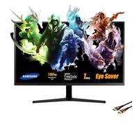 Samsung Odyssey 24" Gaming Monitor, FHD, 1ms, 180Hz, AMD FreeSync, Eye-Saver Mode, Adjustable Stand, Black EQ, Virtual Lens Point, Flicker Free, W/HDMI