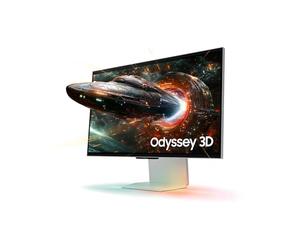Samsung Odyssey 3D G90XF 27 Inch IPS UHD 4K 165Hz Gray Monitor