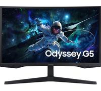 Samsung Odyssey G55C 27" Quad HD 165Hz Gaming Monitor - Black, Black